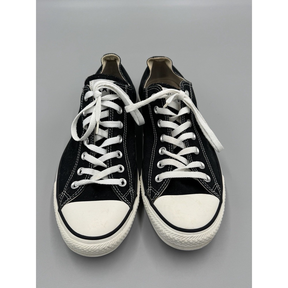 Converse All Star Low Top Black / White Sneaker Shoes Men Size 11 Women Sz 13